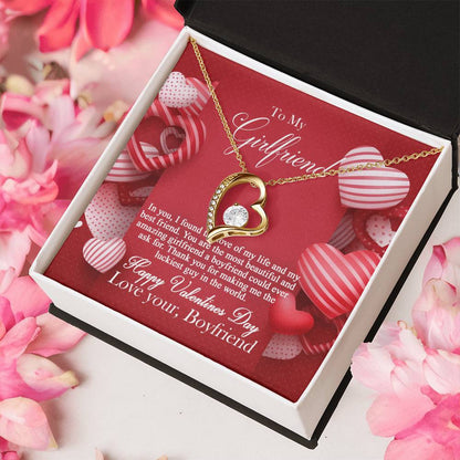 To My Girlfriend - Forever Love Necklace Forever Love Necklace