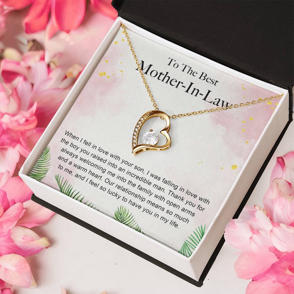 When I Fell In Love With Your Son Forever Love Necklace