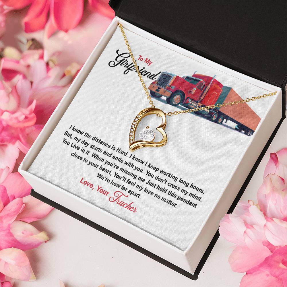 Trucker's Girlfriend Forever Love Necklace