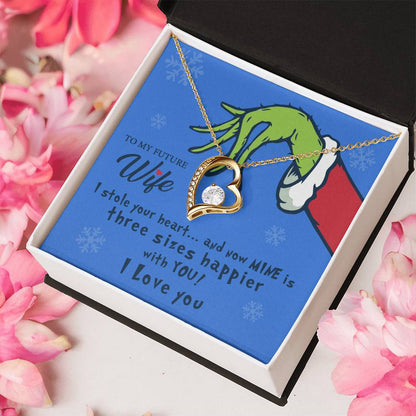 To My Future Wife I Stole Your Heart Heart Pendant Necklace 1 Forever Love Necklace