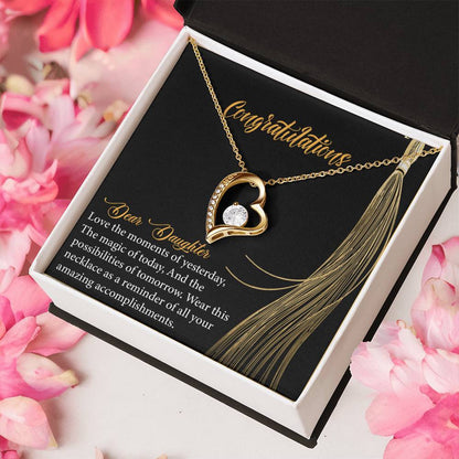 A Graduation Gift-Love Forever Necklace-Love The Moments Forever Love Necklace