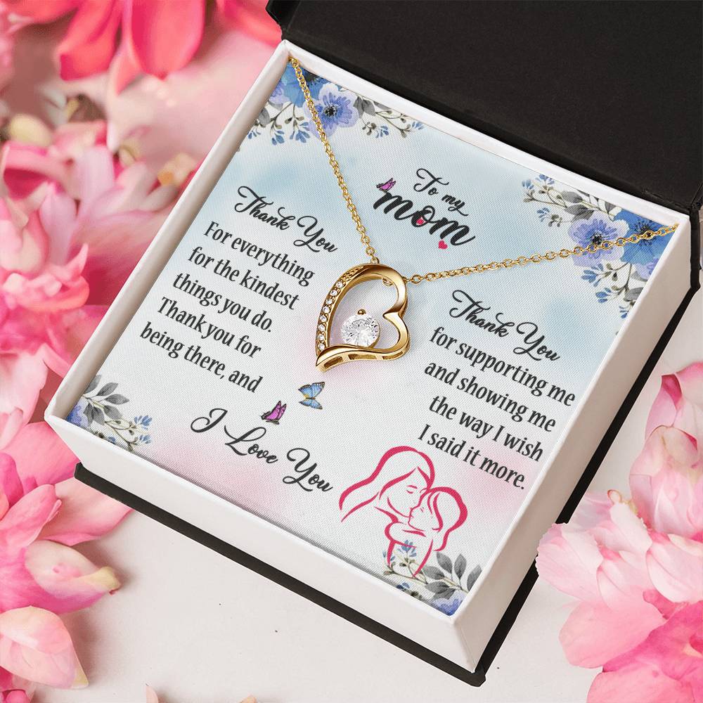 To My Mom- Mother's Day Gift- Forever Love Necklace