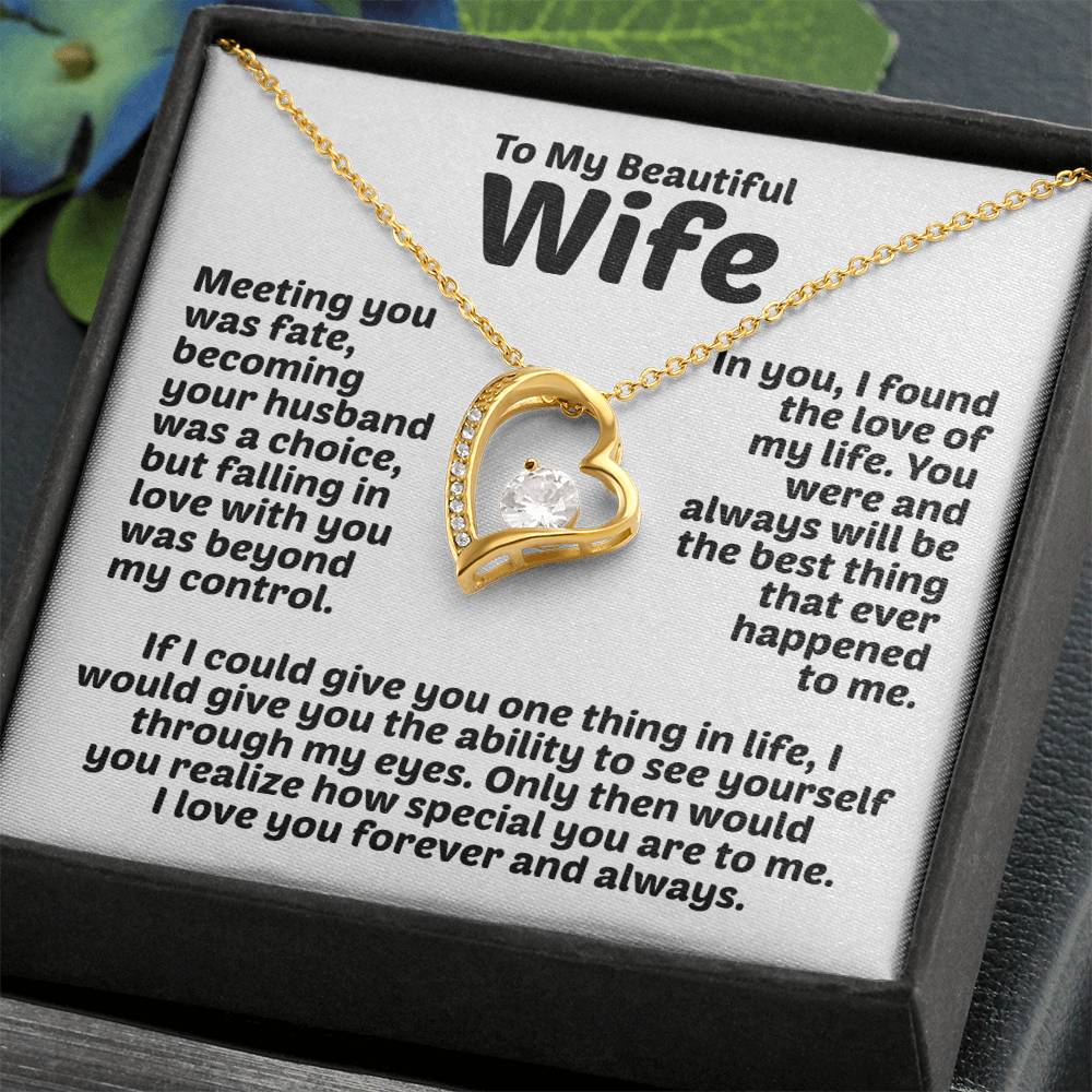 Wife Necklace Forever Love Forever Love Necklace