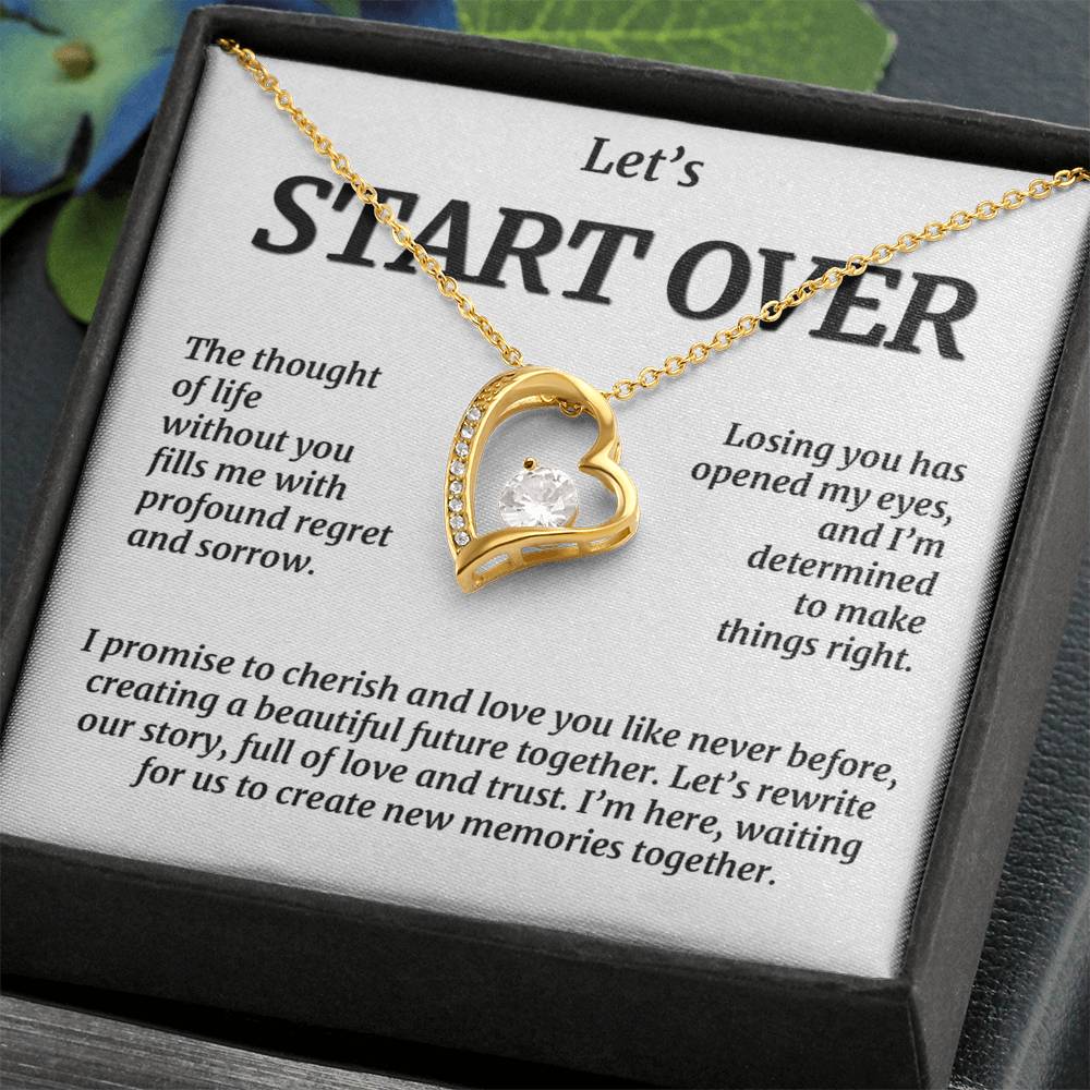 Let'S Start Over, Forever Love Necklace Forever Love Necklace