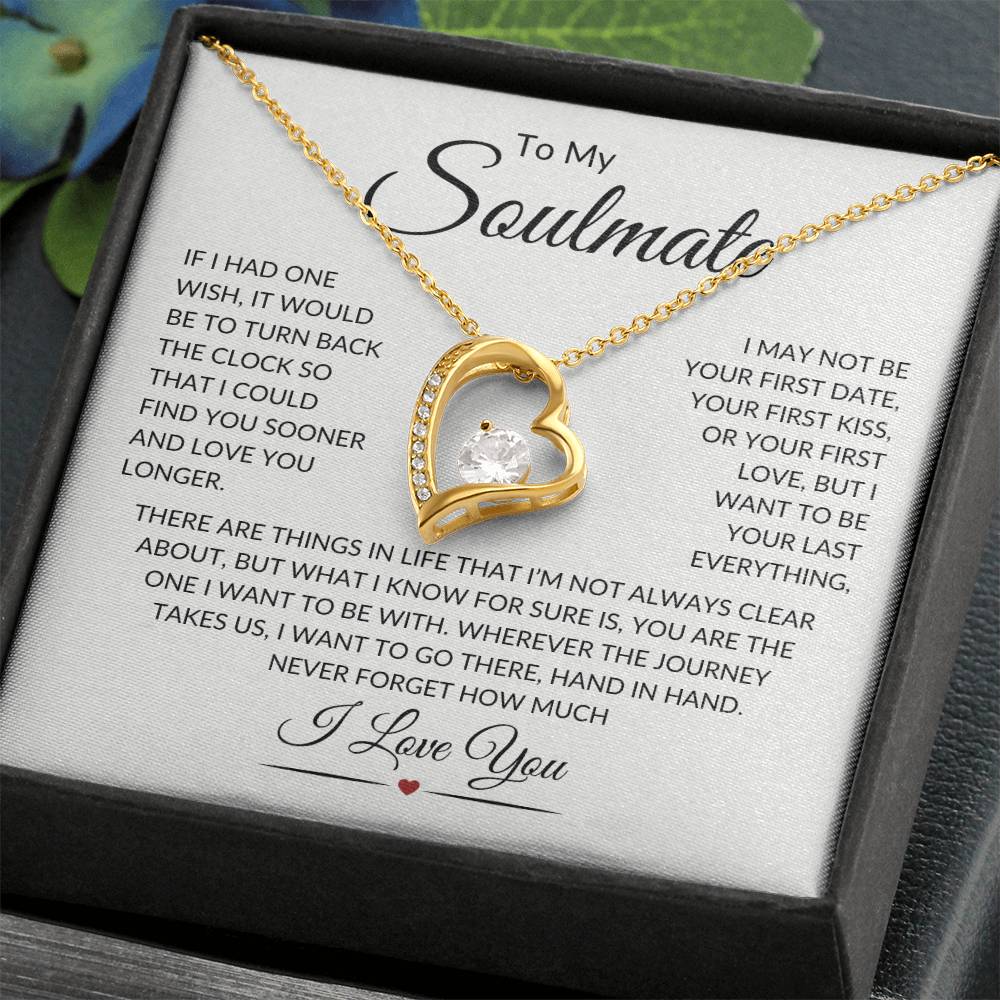 Soulmate Last Everything W  Forever Love Necklace ?? Forever Love Necklace