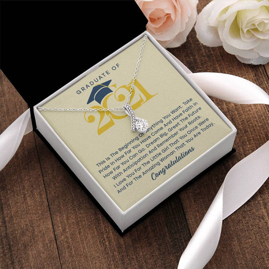 Graduate Of 2021 – Amazing Woman – Alluring Beauty Alluring Beauty Necklace