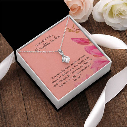 Customize Gift For A Daughter-In-Law  Anniversary Gift For Daughter-In-Law Birthday Gift Idea For Daughter-In-Law Alluring Beauty Necklace
