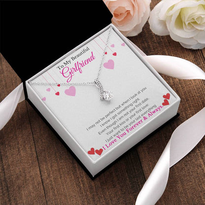 To My Beautiful Girlfriend - When I Look At You Alluring Beauty Necklace