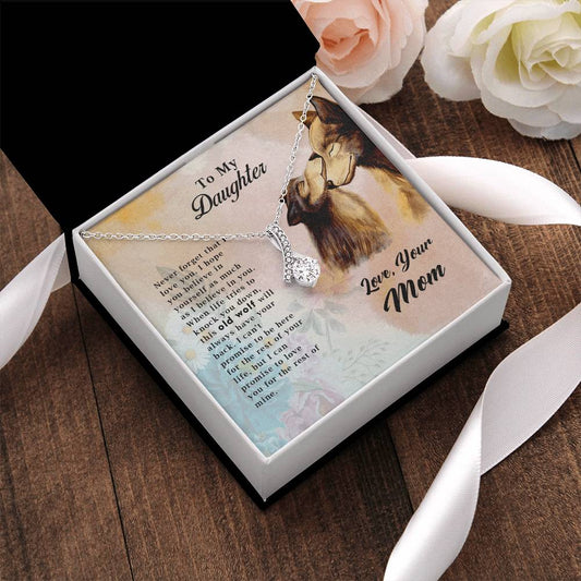 To My Daughter Alluring Beauty Necklace 8  Alluring Beauty Necklace