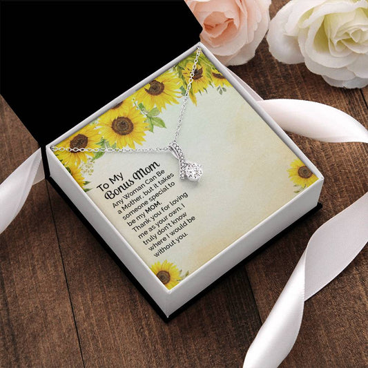 Bonus Mom Necklace Alluring Beauty Necklace