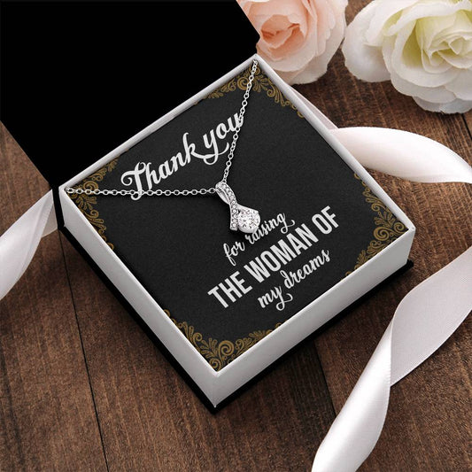 Thank You For Raising The Woman Of My Dreams Alluring Beauty Necklace Alluring Beauty Necklace