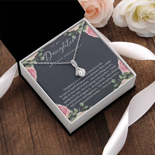 Pregnancy Gift For Daughter Baby Shower Gift Mom To Be Gift Pregnant Daughter Gift From Mom New Mom Expecting Mom Gift Alluring Beauty Necklace