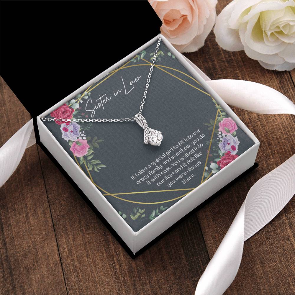 Sister In Law Gift Necklace Sister In Law Wedding Gift Sister In Law Birthday Gift Sister In Law Necklace To My Sister In Law Necklace Alluring Beauty Necklace
