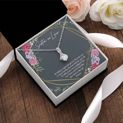 Sister In Law Gift Necklace Sister In Law Wedding Gift Sister In Law Birthday Gift Sister In Law Necklace To My Sister In Law Necklace Alluring Beauty Necklace