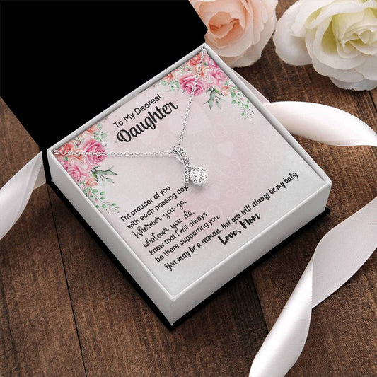 Customize Swarovski Birthstone Peas In A Pod Necklace For Mom Mothers Day Gift For Mom Alluring Beauty Necklace