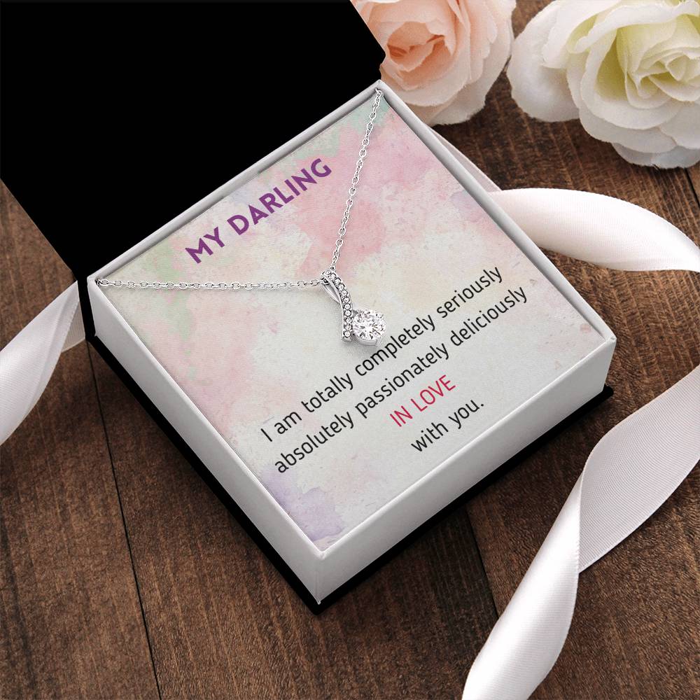 To My Darling Wife - The One Necklace Alluring Beauty Necklace