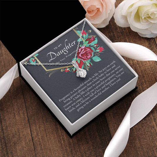 Pregnancy Gift For Daughter Baby Shower Gift Mom To Be Gift Expecting Mom Gift Pregnant Daughter Alluring Beauty Necklace