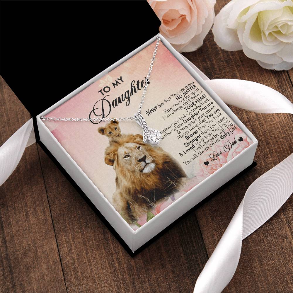 To My Daughter Alluring Beauty Necklace 10  Alluring Beauty Necklace