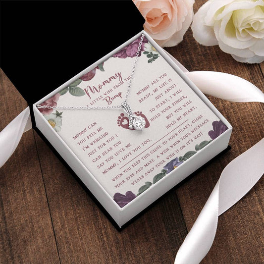 A Wish Necklace For A New Mommy - Mother's Day Gift Alluring Beauty Necklace