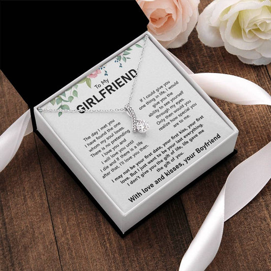To My Girlfriend - I Want To Be Your Last Everything - Necklace Alluring Beauty Necklace