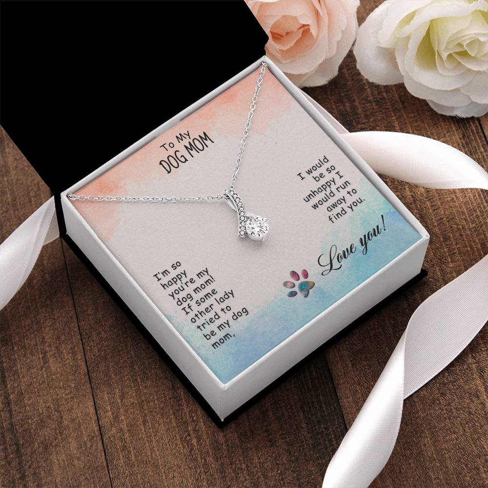 Best Gift Dogmom Alluring Beauty Necklace With Pod Message Card 1  Alluring Beauty Necklace