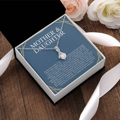 To Daughter Alluring Beauty Necklace Gift For Daughter From Mom - Daughter Necklace From Mom Sentimental Alluring Beauty Necklace