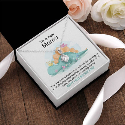 To A New Mama - I Know You Will Be An Amazing Mother - Mother's Day Gift - Alluring Necklace 1 Alluring Beauty Necklace