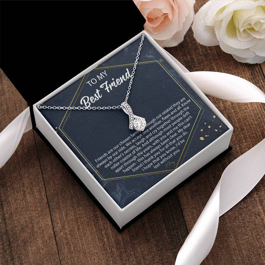 Best Friend Necklace Best Friend Necklace Personalize Bff Alluring Beauty Necklace Best Friend Birthday Necklace Gift For Best Friend Alluring Beauty Necklace