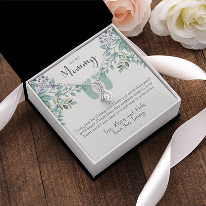 Mom To Be Gift  New Mommy Gift Necklace  Pregnant Wife Gift  I May Just Be A Bump  To Mummy From Bump  To Mommy To Be  Initial Jewelry Alluring Beauty Necklace