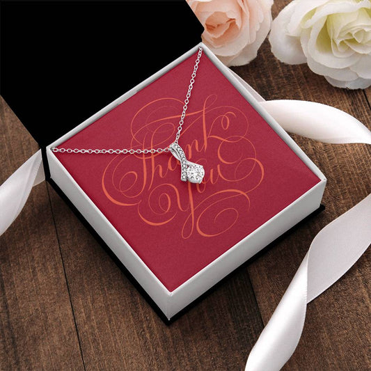 Thank You Gift Idea  Appreciation Gift Employee Coworker Babysitter Neighbour Alluring Beauty Necklace