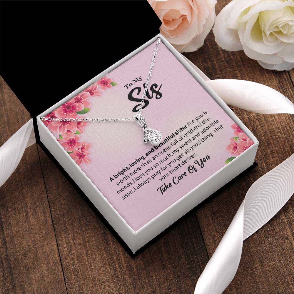 Sister Jewelry Alluring Necklace Gift Sister Gift From Brother Jewelry Gifts For Sister Gifts For Sister Alluring Beauty Necklace