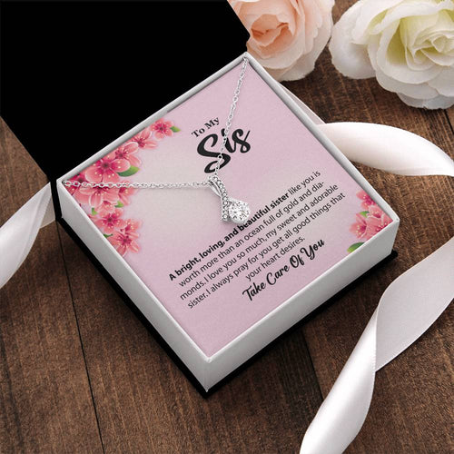 Sister Jewelry Alluring Necklace Gift Sister Gift From Brother Jewelry Gifts For Sister Gifts For Sister Alluring Beauty Necklace
