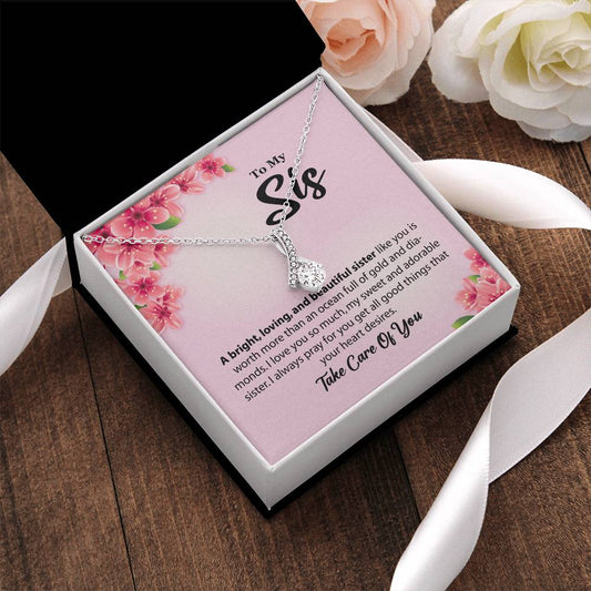 Sister Jewelry Alluring Necklace Gift Sister Gift From Brother Jewelry Gifts For Sister Gifts For Sister Alluring Beauty Necklace