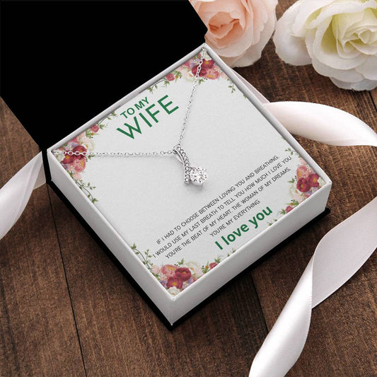 Breathing & Loving Necklace. Alluring Beauty Necklace