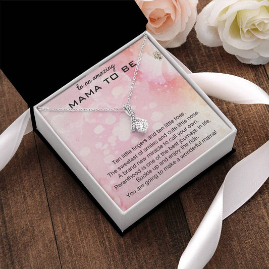 Pregnancy Necklace Gift For Friend Gift For First Time Mom Pregnancy Gift For Best Friend Gift For Mom To Be Alluring Beauty Necklace Alluring Beauty Necklace