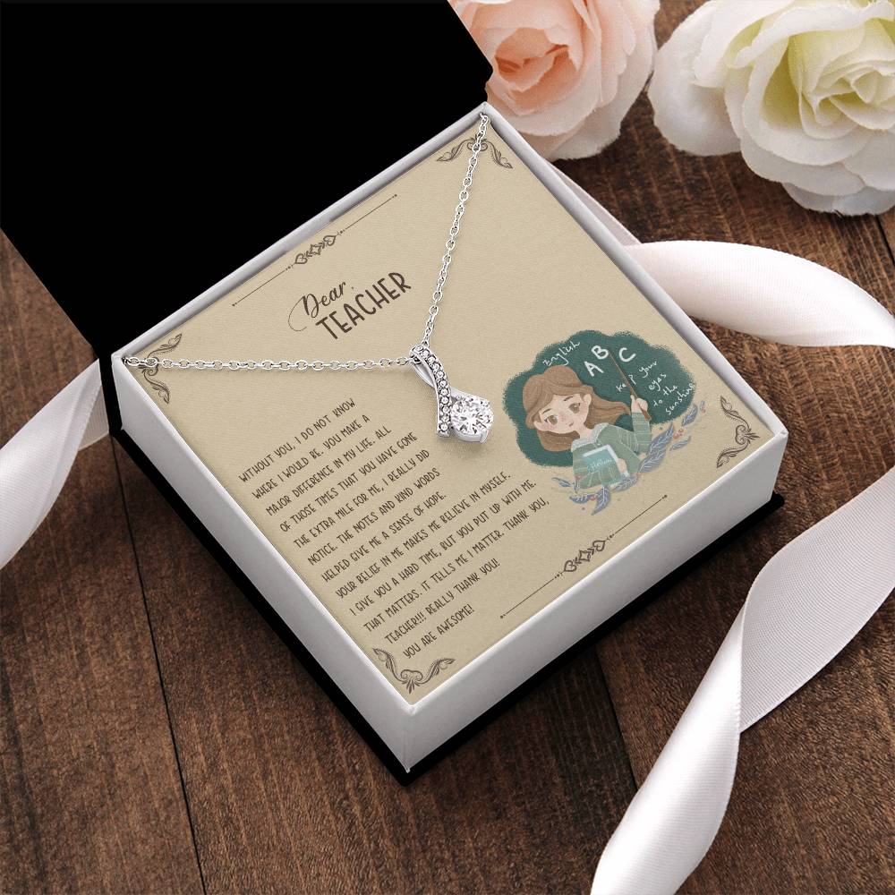 Alluring Necklace For Teacher Alluring Beauty Necklace