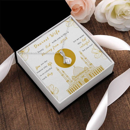 Beautiful Eid Gift For Wife 1  Alluring Beauty Necklace