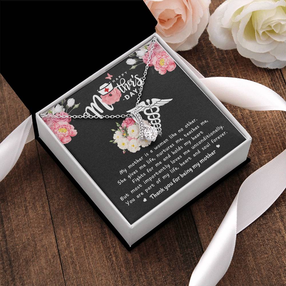 Mother's Day Medical Necklace Alluring Beauty Necklace