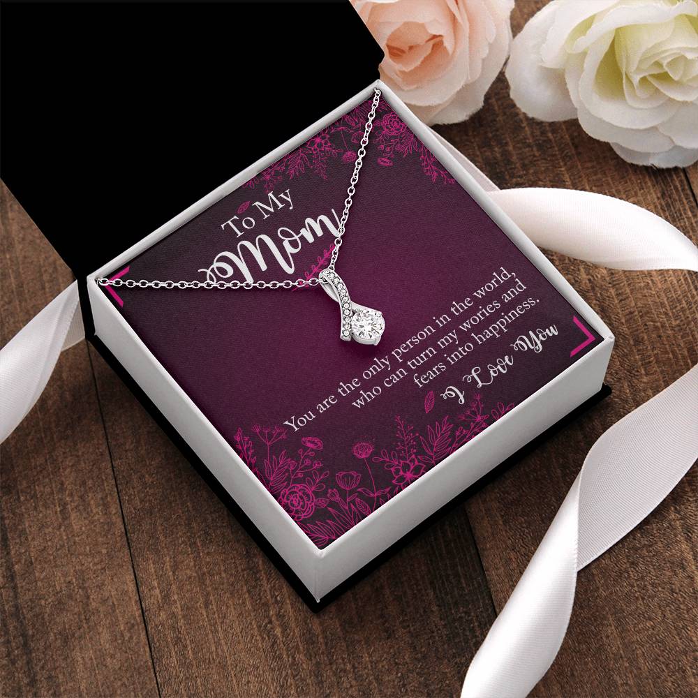 Best Gift For Mom Alluring Beauty Necklace With Pod Message Card Alluring Beauty Necklace