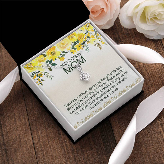 Best Bonus Mom Alluring Beauty Necklace Mother's Day Alluring Beauty Necklace