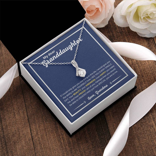 Granddaughter - Ability To See Yourself - Necklace Alluring Beauty Necklace