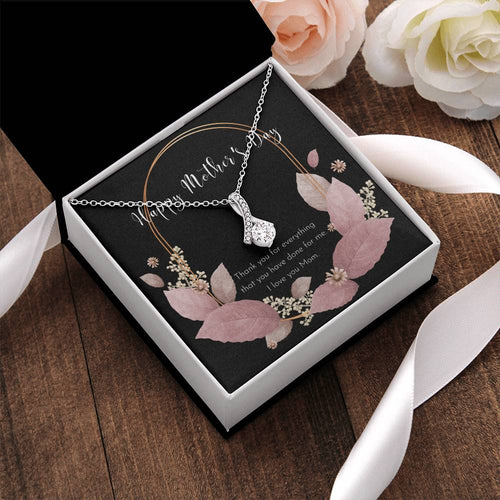 To My Badass Mom Necklace  Badass Mom Gift  Mother’S Day Gift  Birthday Gift  Gift From Daughter  Gift From Son Alluring Beauty Necklace