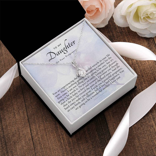 Pregnancy Gift For Daughter Baby Shower Gift Mom To Be Gift Expecting Mom Gift Pregnant Daughter Gift From Mom 1 Alluring Beauty Necklace