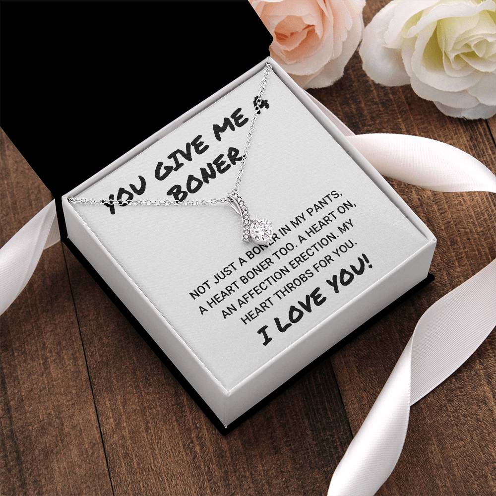 Affection Erection Funny Valentine's Necklace 1  Alluring Beauty Necklace