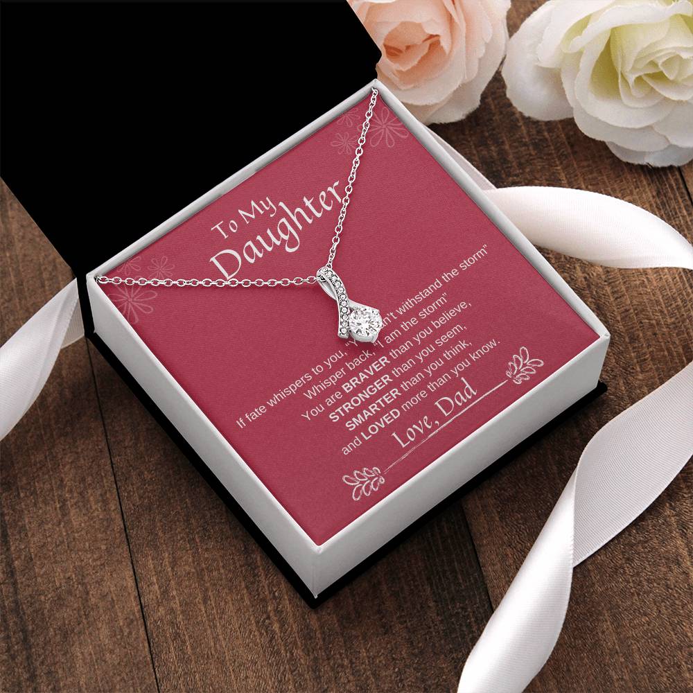 To My Daughter Alluring Beauty Necklace 2  Alluring Beauty Necklace