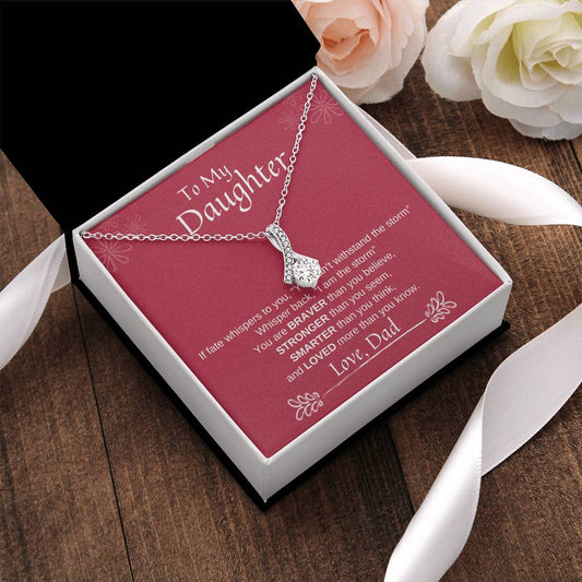 To My Daughter Alluring Beauty Necklace 2  Alluring Beauty Necklace
