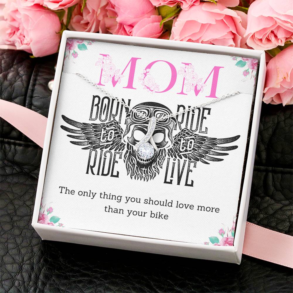 Biker Mom Gift Alluring Beauty Necklace