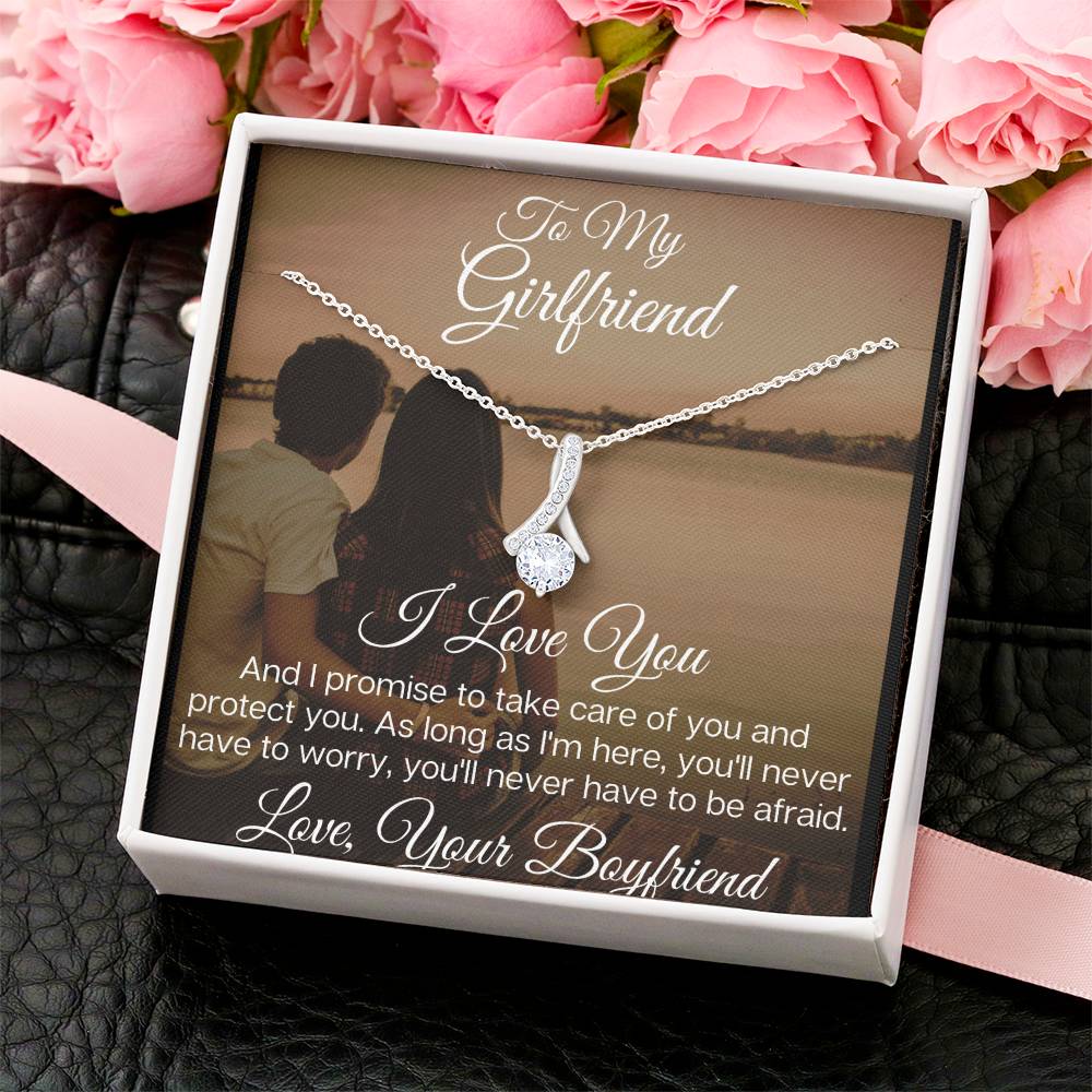 To My Beautiful Girlfriend - The Stunning Alluring Beauty Necklace Alluring Beauty Necklace