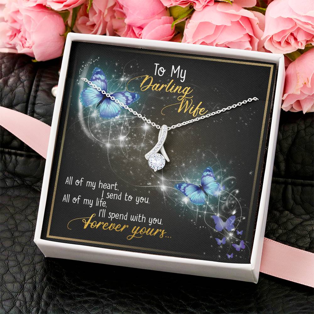 Alluring Beauty Necklace - To My Wife - All Of My Heart Alluring Beauty Necklace