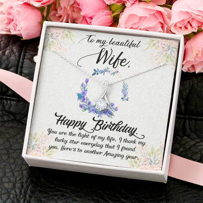 To My Beautiful Wife 2 Alluring Beauty Necklace